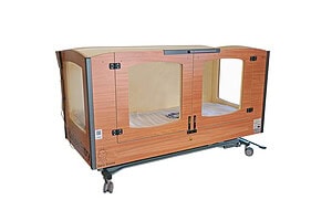 Oslo Low Entry 90 x 200 cm, omranding 80 cm hoog