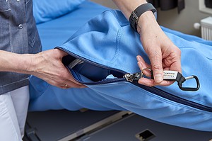 Matrashoes, 90/200/16 cm, met ritssluiting, kwaliteit 1065 (voor rechte matrassen)