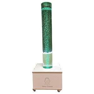 Witte verrijdbare omkasting t.b.v. bubbelunits ø 20 cm (rond/vierkant)