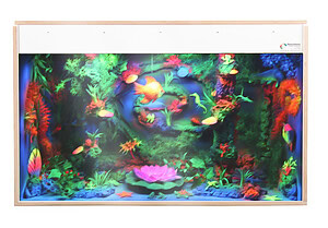 Blacklight aquarium, 100 x 40 x 65 cm (WIT)