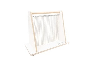 Tast/kralen gordijn (wit)