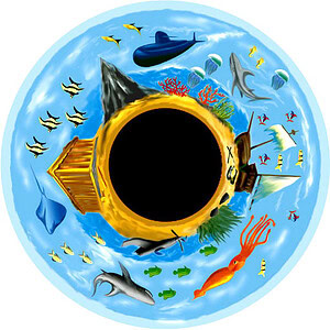 6" Magnetisch Effectwiel Atlantis