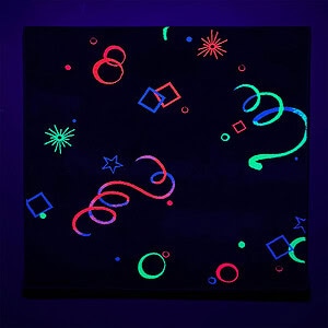 UV tapijt gefestonneerd, afmeting 1 x 1 meter