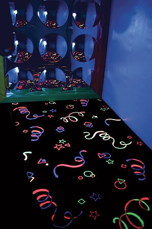 UV tapijt gefestonneerd, afmeting 1 x 2 meter