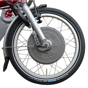 Silent electromotor (= verplicht meetrappen) t.b.v. Easy Rider 3 driewielfiets