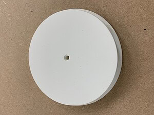 Kunststof deksel wit ø 20 cm t.b.v. bubbelunit (incl. schroeven)