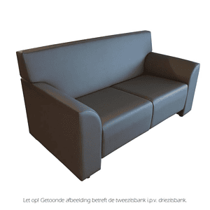 Driezitsbank Dominique, bekleding Purfect