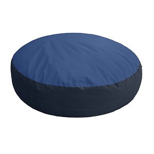 PrimaSit Easy zitzak ø 130 cm (blauw/donkerblauwe rand)