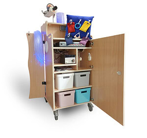 Snoezelkar Eric Deluxe uitgevoerd in Beuken