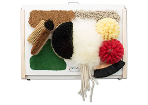 **Tastplaat hard-zacht berken blank