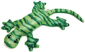 Verzwaarde Hagedis 2 kg, groen