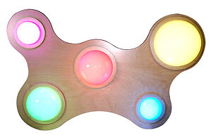 LED bollenlichtwand interactief