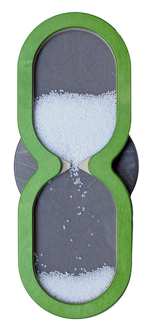 **Sandglass Quick, 48 x 18 cm (wood, wall-mounted)