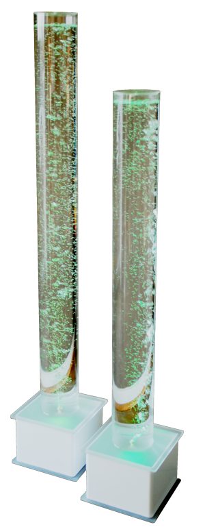 Bubbelunit ø 20 cm x h 120 cm (27L) - vierkante voet (29 x 29 x 20 cm)