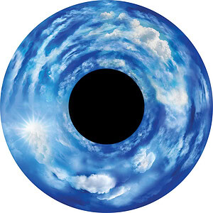 6" Magnetisch Effectwiel - Wolken