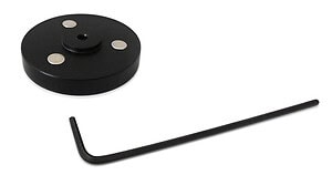 Adapter, tbv het gebruik van  magnetische wielen op een niet-magnetische Solar projector