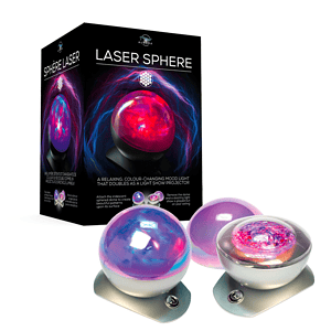 Laser globe projector
