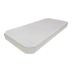 Presstige cold foam mattress HRC 90 x 200 x 15 cm (bisonyl cover, bevelled corners)