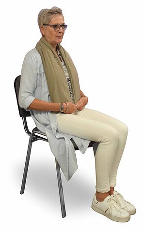 Weighted scarf taupe (2.1 kg)