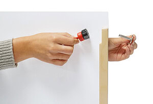 Wandinschuifframe met magneetsluiting (wit)