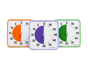 Time Timer Classroom set (secundaire kleuren; oranje, groen en paars)