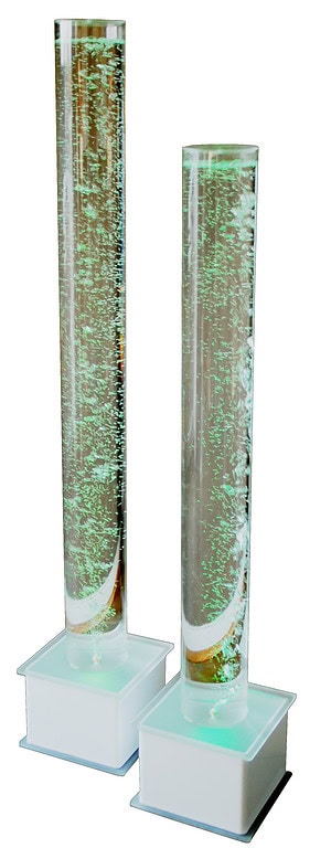 Bubbelunit ø 20 cm x h 120 cm (27L) - vierkante voet (29 x 29 x 20 cm)