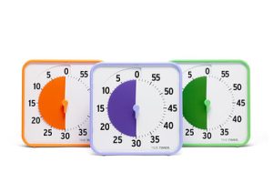 Time Timer Classroom set (secondary colors; orange, green and purple)